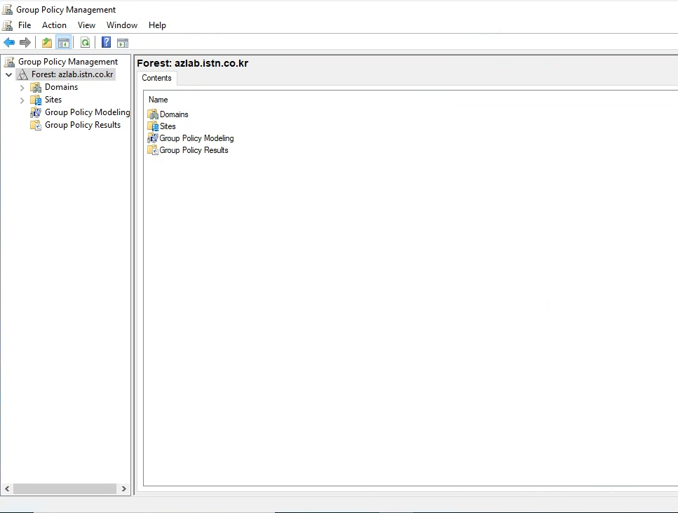 Group Policy Management 콘솔에서 신뢰 인증서 등록 진행