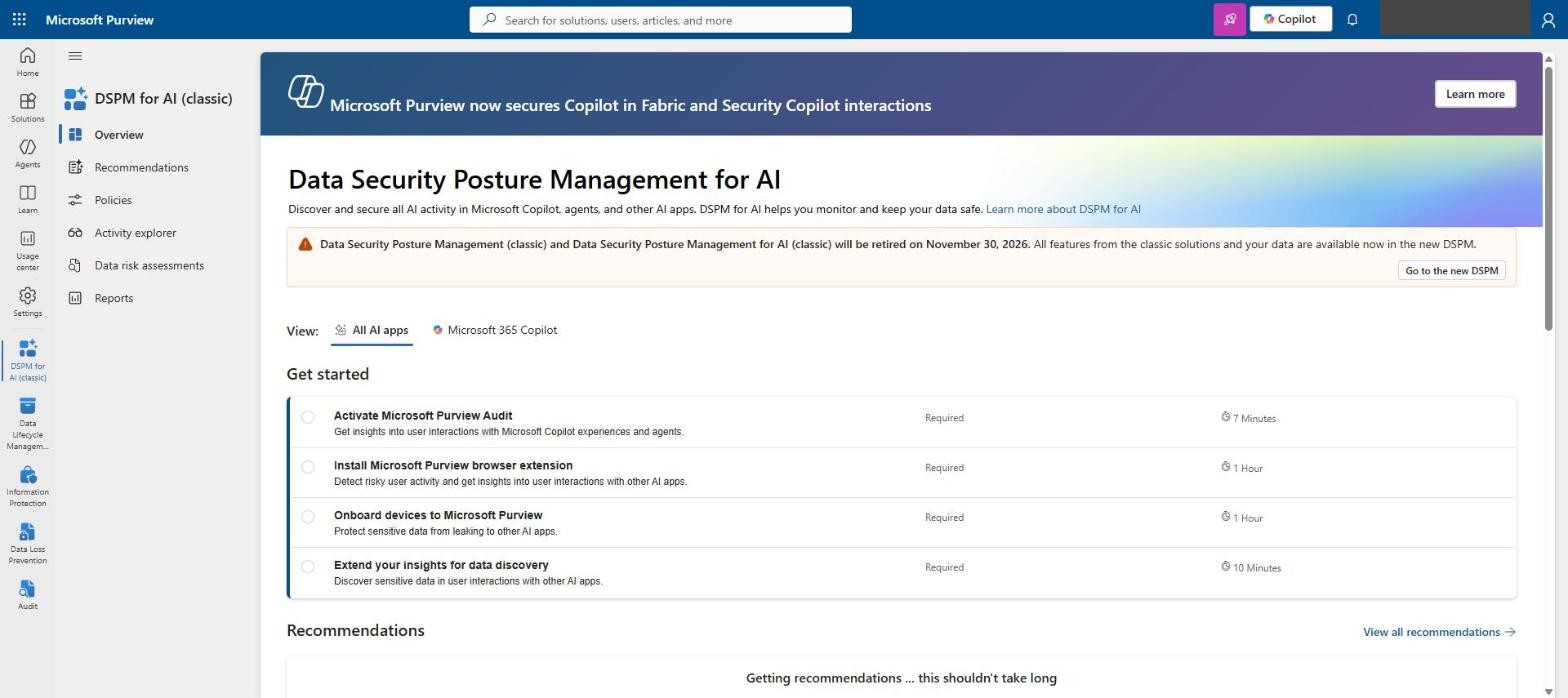 DSPM for AI 시작 전