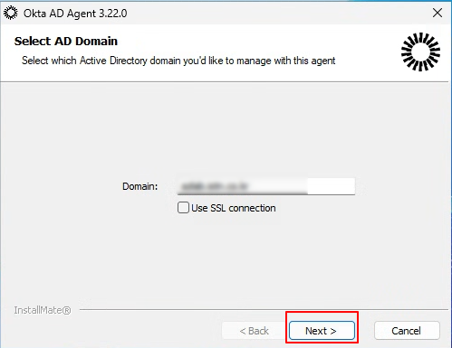 Select AD Domain
