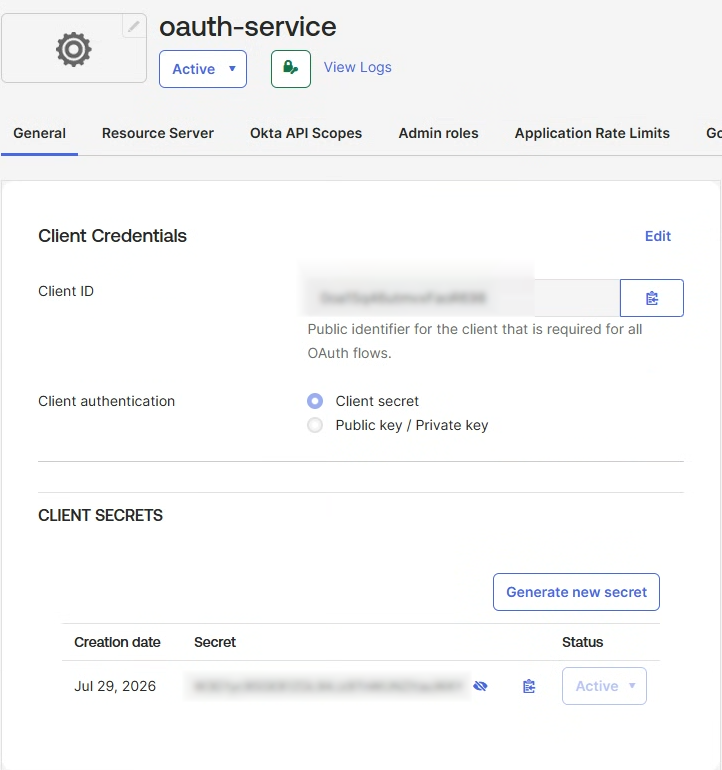 Client ID와 Client Secret 확인