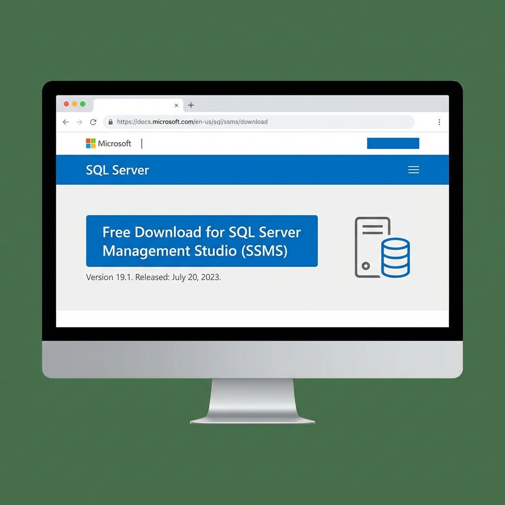 SSMS 다운로드 페이지